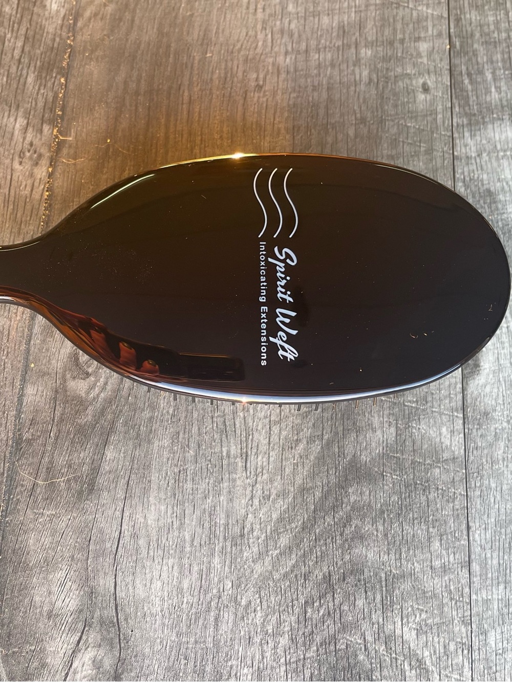 Spirit Weft Hair Extension Brush - Dark Brown